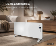 Mission Air Grzejnik konwektorowy PORTO WiFi 2000W Biały - 1590297 - zdjęcie 13
